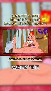 Most DISGUSTING SpongeBob Moment