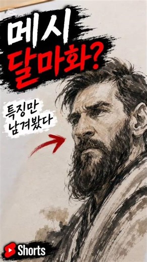 메시를 달마화하면 이렇게 됩니다#메시 #달마도 #달마화 #그림 #드로잉 #인물화 #얼굴형태 #형태연습 #drawing #art #messi #shorts