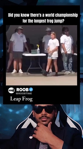 Did you know there’s a world championship for longest frog jump?