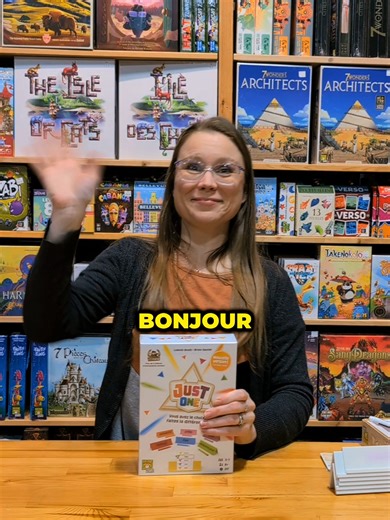 J'explique le jeu JUST ONE avec l'aide de mon mari! 🙃 #jeux #jeuxdesociete #achètetesjeuxàlasdesjeux#fblifestyle @reposproduction @asmodee_es