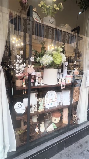 Our new Spring window! #homedecor #homeinspiration #shopsmall #shopsmallbusiness #womeninbusiness #spring #springdecor #bunny #springstyle #rugbytown #warwickshire