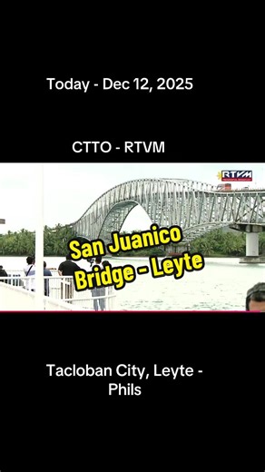 Today, Inspection of the San Juanico Bridge - connecting Samar-Leyte! #marcos #pbbm #project