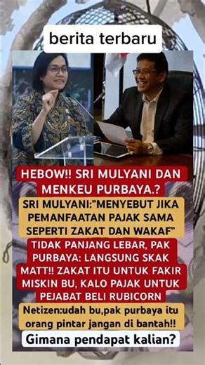 sri mulyani vs purbaya #faktamenarik #storyshorts #beritaterbaru #purbaya #srimulyani