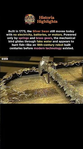 The Silver Swan: An 18th-Century Mechanical “Robot” That Still Moves Today