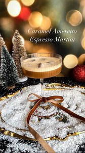 Buongiorno! I feel it’s only necessary to give you a great cocktail this week, you can use it for your NYE event, any other Holiday gathering you might be having, or, perhaps, to get you through the madness that is the madness of post Christmas toys everywhere 😂 either way, it’s a phenomenal cocktail, I’m obsessed with it!! My Caramel Amaretto Espresso Martini! Recipe per drink below! 1 ounce of Brewed Espresso 2 ounces Caramel Vodka 1/2 an ounce of Amaretto 1 ounce of Baileys Irish Cream (trus