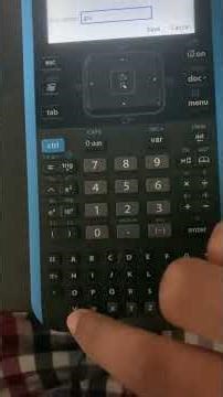 Pre program key to n ti nspire cx ii