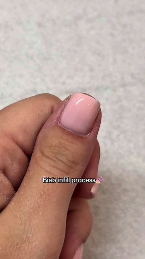 Biab Infill Process for Short Square Nails