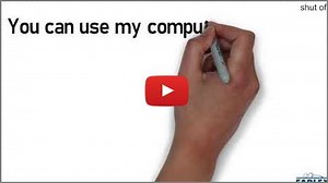 shut (something) off