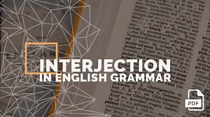 Interjection in English Grammar with Examples [PDF] - English Compositions