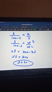 Example 45: The slide wire bridge AB is 100 cm long. Where shou... | Filo