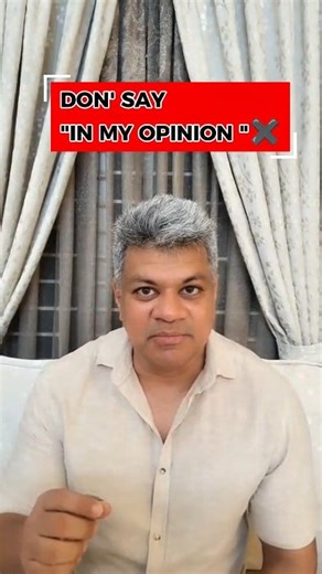 1.3K reactions · 178 shares | Your IELTS examiners don’t want to hear ‘In my opinion’ again and again  Watch this video to learn natural alternatives you can use in Speaking and sound more fluent. | Grey Goose English Academy | Facebook