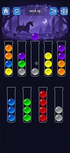Ball sort puzzle level 36 #ballsortpuzzle
