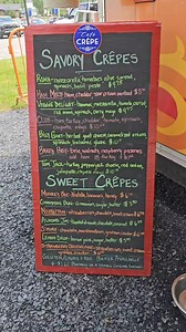 Cafe Crepe has some incredible food. If you ever find yourself in Greenville you want to stop and bring your appetite. #food #Foodie #Greenville #maine #tourism #travel #explore #discover #crepe #menu #delicious #taste #unbelievable | The Downeast Cowboy