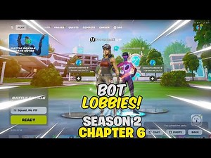 How To Get Bot Lobbies in Fortnite Chapter 6 Season 4! (NEW BOT)
