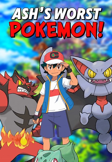These are Ash Ketchum’s Worst Pokemon of each type! #pokemon #anime #ashketchum #gaming #pikachu