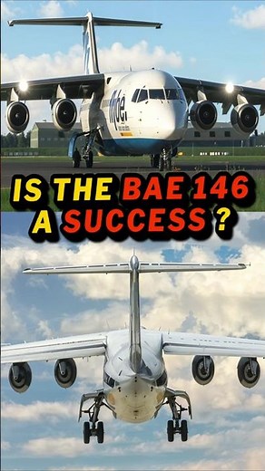 The British Aerospace 146 Success Story #aviation #shorts #history