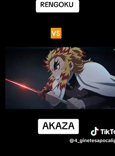 rengoku VS akaza #kimetsunoyaiba #rengoku #akaza #tanjiro