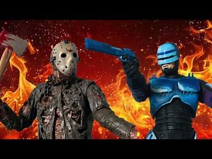 RoboCop Vs. Jason Voorhees NECA stop motion!