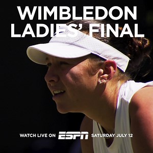 25K reactions · 15 shares | American, Amanda Anisimova, will play in the women’s Wimbledon final live on Centre Court at 11 am EST on the 12th of July. Tune in live on ESPN to view  | Wimbledon | Facebook