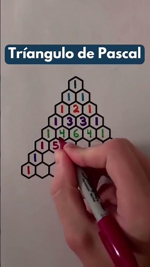 Triángulo de Pascal #triangle #pascal #matemática #shortvideo #maths #math #mathematics