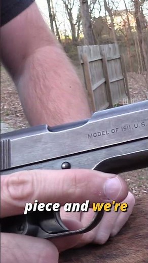 John Hickok Shoots An Original 1911