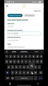 How to Setup & Verify an Account Payee (VOP) on your CoreCU App