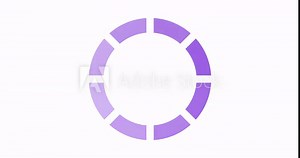 Simple Circle Loading loop animation on the white background. 4K resolution video of loading icon animation. 4K resolution loader.