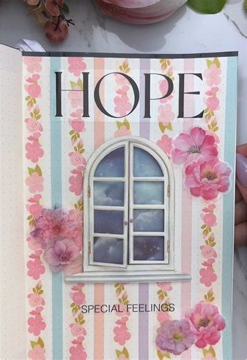 ASMR Journal Spread für kreative Entspannung