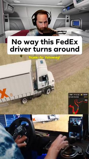 181K views · 984 reactions | No way this FedEx driver turns around #FedEx #trucker #Trucking #ETS2 #trending | Back2TheBasicz | Facebook