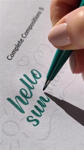 Spring Style Lettering 🌿 Clean Composition