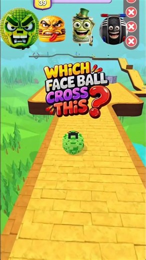 Only 1% Can Guess Which Ball Crosses This!🧠👀 #gaming #shorts #goingballs #games #satisfying #cartoon