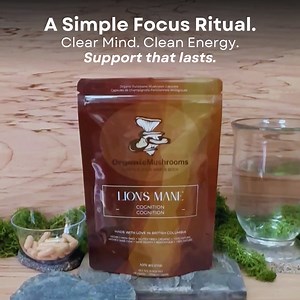 The routines that last don’t feel like work. They fit into your day without effort. Just a few seconds with our Organic Lion’s Mane capsules—supporting a clear mind and clean energy, day after day. Simple enough to start. Easy enough to continue. 🍄 Also available in convenient powder, tincture, and gummy formats. | Organic Mushrooms Canada