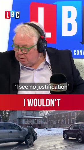 Nick Ferrari Debates ICE Shooting Justification