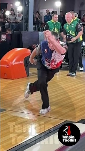 Parker Bohn III - Slow Motion Approach and Release - PBA League Elias Cup 2023 @ Bayside Bowl