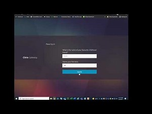 Changing your Citrix Network password Re-upload