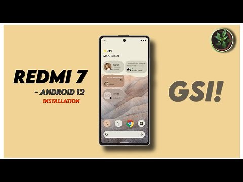 Android 12 For Redmi 7 | Installation + Treble Rom