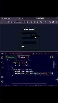 Floating Form by HTML & CSS
