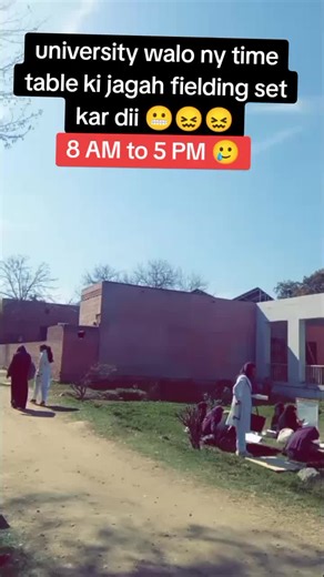 Funny Class Timetable Conversation at University