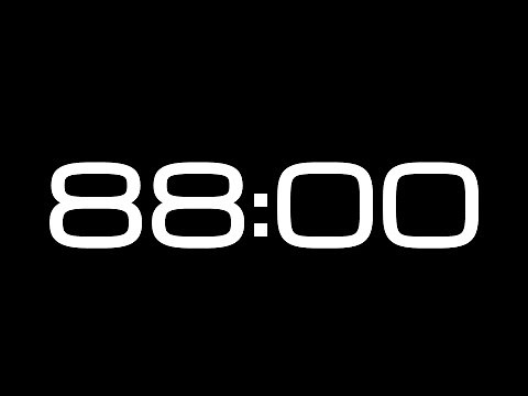 88 Minute Countdown Timer / NO SOUND