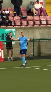 A case of mistaken identity... Ballymena United defender Stephen O'Donnell was shown a second yellow card for a handball on the line that was committed by teammate Ben Kennedy in the Sky Blues' eventful 3-2 defeat at Solitude 🟥 #BBCFootball #BBCIrishPrem | BBC Sport NI