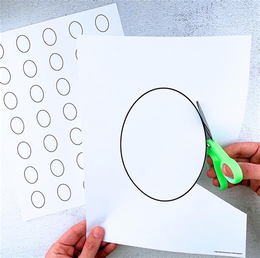 Oval Templates Printable | 2D Oval Shape Outlines for Tracing, Crafts, Homeschool, Math & DIY Projects - Etsy