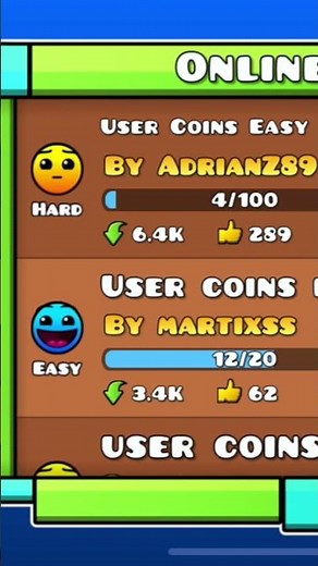 How to get user coins fast and easy in geometry dash! #geometrydash #gd #gddemon