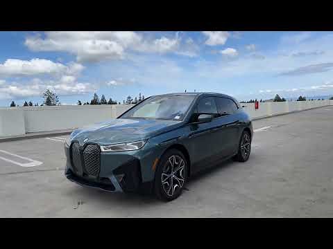 Tour the 2024 iX xDrive50 in Blue Ridge Mountain Metallic | 4K