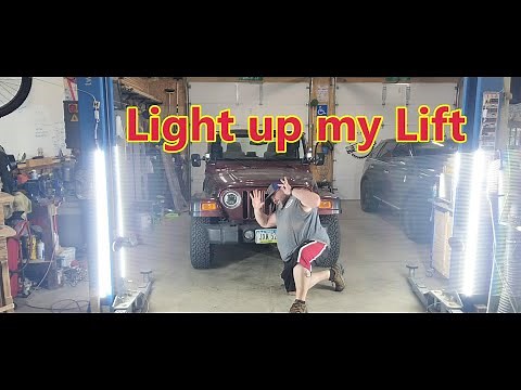 Lights on my 2 post lift