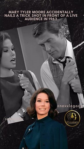 Mary Tyler Moore NAILS the Pool Trick Shot by ACCIDENT! 😲 (Dick Van Dyke Show Unscripted Moment)