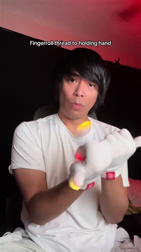 Try this fingerroll to thread sequence Aeos gloveset from @Glow LEDs code “ALOHANATION” for 10% off #gloving #lightshow