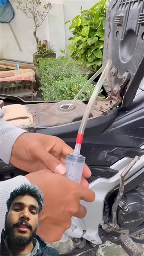 A good way to drain petrol from your car #diy #springcleaning #springcleanup #springcleanout