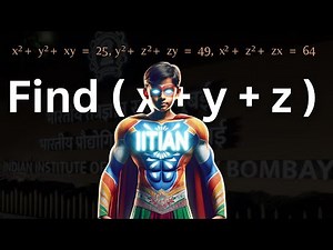 JEE Advanced algebra question solved using unthinkable approach #jee #maths