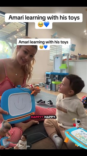 Amari learning with his toys 🥹💙#amandapadilla #amari #tiktokshop #fyp #fypシ