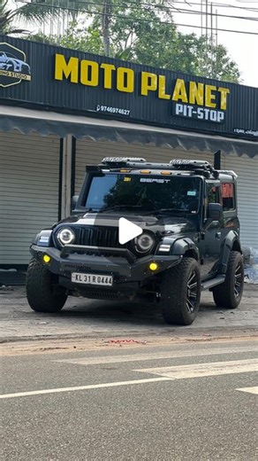MotoPlanet PITSTOP on Instagram: "@joji_thampi thar’s new look updates 🫶 The beast Just got a beastly upgrade 😈 Book your slots now WhatsApp 9746974627 #jojithampi #motoplanetpitstop #beast #reels"